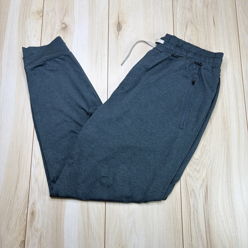 Vuori Men's Performance Jogger Athletic Pants Teal Green XL Drawstring Stretch